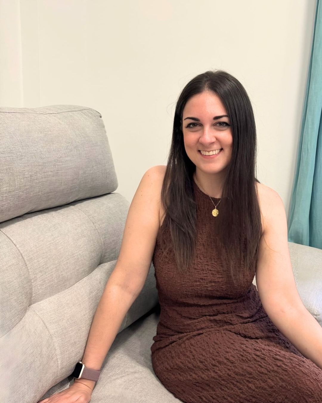 Retrato de María José sonriendo